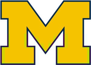 Michigan Wolverines team logo in JPG format