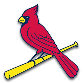 ST. LOUIS CARDINALS ~ (1) Official MLB Red STL Color Magnet ~ New! (2.5 x  3.5)