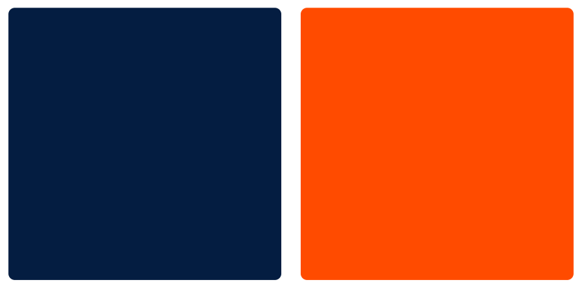 Edmonton Oilers Color Palette Image