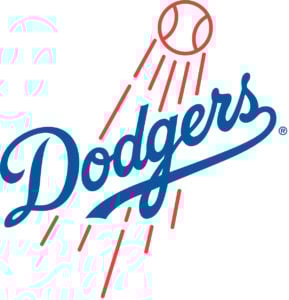 Los Angeles Dodgers team logo in JPG format