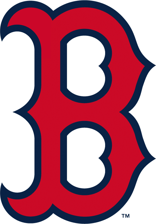 Boston Red Sox 12 Team Color Logo State Sign