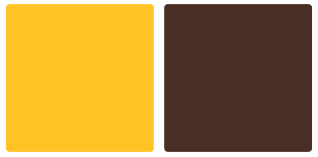 University of Wyoming Cowboys Color Palette Image