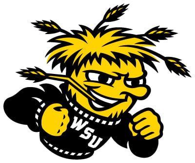 One Sized FANMATS NCAA Wichita State Shockers Color Emblemcolor Emblem Team Colors 