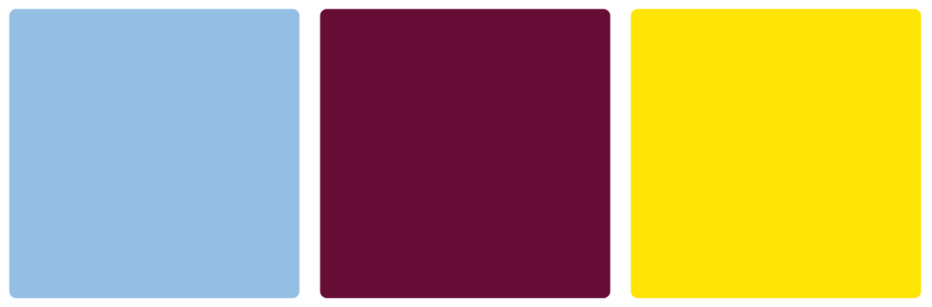 Aston Villa FC Color Palette Image