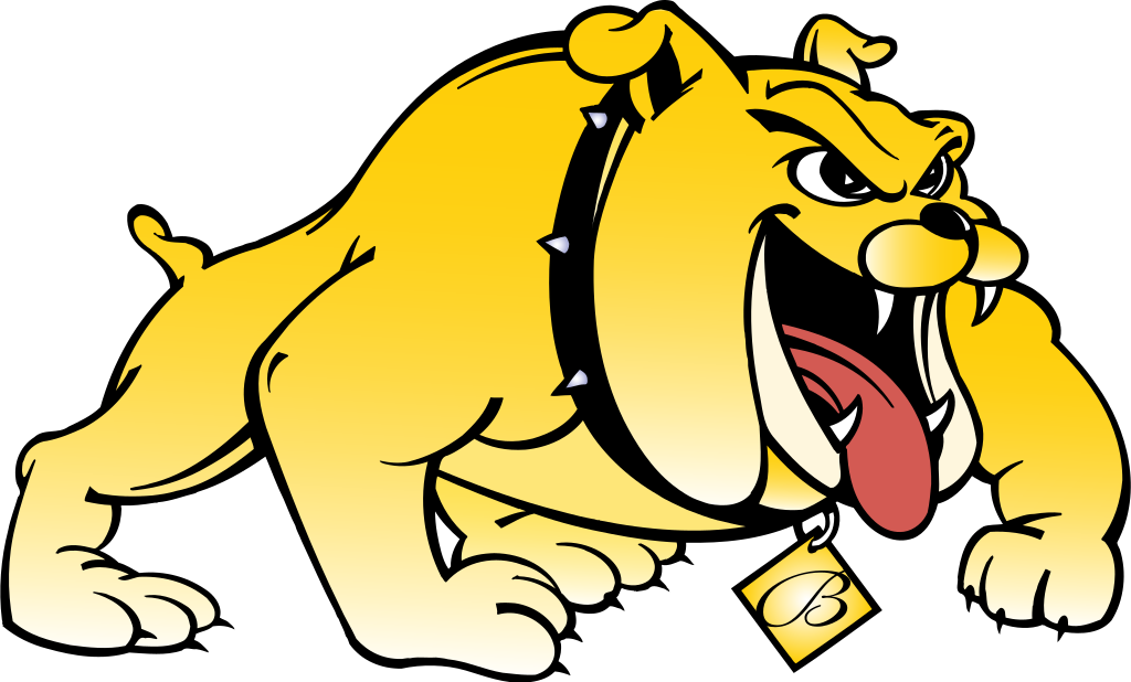 Bowie High School - Austin Texas Bulldogs Vintage Mascot - Bowie