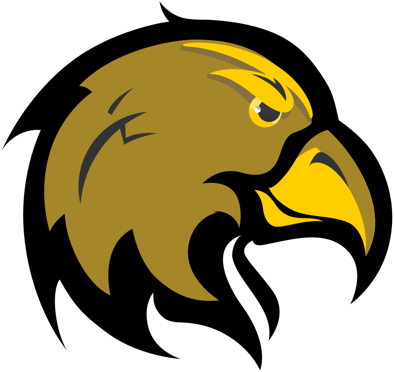 golden eagle head logo