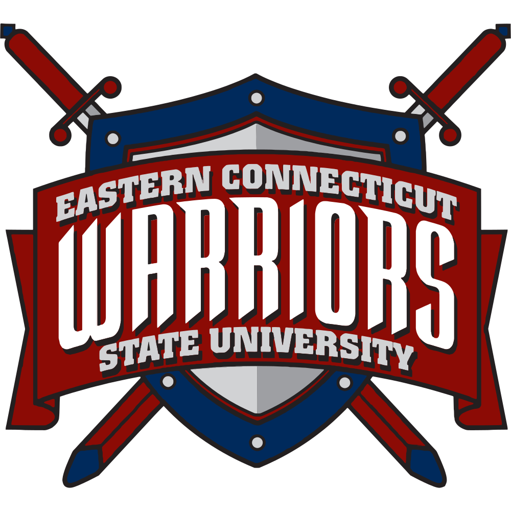 Eastern Connecticut State University Warriors Team Logo in PNG format