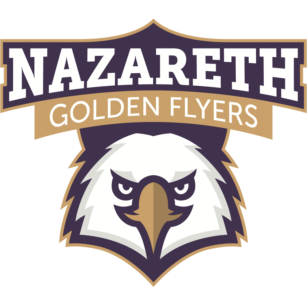 Nazareth College Golden Flyers Team Logo in PNG format